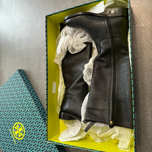 Tory Burch Benton 2 Tassel Tall Boot- Tumbled Leather - Picture 11 of 12